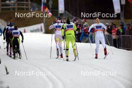 12.01.2014, Nove Mesto, Czech Republic (CZE): semifinal women at a climb - FIS world cup cross-country, team sprint, Nove Mesto (CZE). www.nordicfocus.com. © Rauschendorfer/NordicFocus. Every downloaded picture is fee-liable.