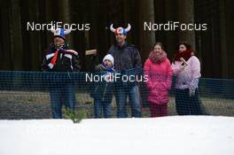 12.01.2014, Nove Mesto, Czech Republic (CZE): local fans - FIS world cup cross-country, team sprint, Nove Mesto (CZE). www.nordicfocus.com. © Rauschendorfer/NordicFocus. Every downloaded picture is fee-liable.