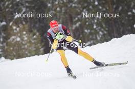 01.02.2014, Toblach, Italy (ITA): Tobias Angerer (GER) - FIS world cup cross-country, 15km men, Toblach (ITA). www.nordicfocus.com. © Manzoni/NordicFocus. Every downloaded picture is fee-liable.