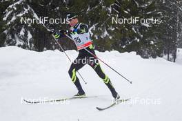 01.02.2014, Toblach, Italy (ITA): Jean Marc Gaillard (FRA) - FIS world cup cross-country, 15km men, Toblach (ITA). www.nordicfocus.com. © Manzoni/NordicFocus. Every downloaded picture is fee-liable.