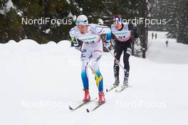 01.02.2014, Toblach, Italy (ITA): Marcus Hellner (SWE) - FIS world cup cross-country, 15km men, Toblach (ITA). www.nordicfocus.com. © Manzoni/NordicFocus. Every downloaded picture is fee-liable.