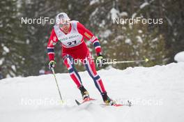 01.02.2014, Toblach, Italy (ITA): Tord Asle Gjerdalen (NOR)  - FIS world cup cross-country, 15km men, Toblach (ITA). www.nordicfocus.com. © Manzoni/NordicFocus. Every downloaded picture is fee-liable.