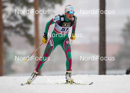 02.03.2014, Lahti, Finland (FIN): Kaisa Maekaeraeinen (FIN), Fischer, Leki, Rottefella, Craft - FIS world cup cross-country, 10km women, Lahti (FIN). www.nordicfocus.com. © Laiho/NordicFocus. Every downloaded picture is fee-liable.