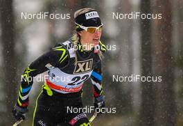 02.03.2014, Lahti, Finland (FIN): Aurore Jean (FRA), Fischer, One Way, Salomon - FIS world cup cross-country, 10km women, Lahti (FIN). www.nordicfocus.com. © Laiho/NordicFocus. Every downloaded picture is fee-liable.