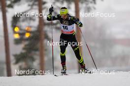 02.03.2014, Lahti, Finland (FIN): Anouk Faivre Picon (FRA), Madshus, Swix, Salomon, One Way - FIS world cup cross-country, 10km women, Lahti (FIN). www.nordicfocus.com. © Laiho/NordicFocus. Every downloaded picture is fee-liable.