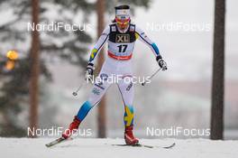02.03.2014, Lahti, Finland (FIN): Emma Wiken (SWE), Fischer, Swix, Alpina, Rottefella, Craft - FIS world cup cross-country, 10km women, Lahti (FIN). www.nordicfocus.com. © Laiho/NordicFocus. Every downloaded picture is fee-liable.
