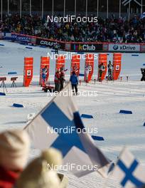 01.03.2014, Lahti, Finland (FIN): men´s heat ready for the start - FIS world cup cross-country, individual sprint, Lahti (FIN). www.nordicfocus.com. © Laiho/NordicFocus. Every downloaded picture is fee-liable.