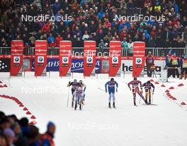 05.03.2014, Drammen, Norway (NOR): start for the men's quarterfinal - FIS world cup cross-country, individual sprint, Drammen (NOR). www.nordicfocus.com. © Felgenhauer/NordicFocus. Every downloaded picture is fee-liable.