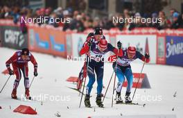 05.03.2014, Drammen, Norway (NOR): Sergey Ustiugov (RUS), Anton Gafarov (RUS), (l-r) - FIS world cup cross-country, individual sprint, Drammen (NOR). www.nordicfocus.com. © Felgenhauer/NordicFocus. Every downloaded picture is fee-liable.