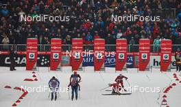 05.03.2014, Drammen, Norway (NOR): crash at the men's semifinal - FIS world cup cross-country, individual sprint, Drammen (NOR). www.nordicfocus.com. © Felgenhauer/NordicFocus. Every downloaded picture is fee-liable.