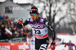 05.03.2014, Drammen, Norway (NOR): Federico Pellegrino (ITA) - FIS world cup cross-country, individual sprint, Drammen (NOR). www.nordicfocus.com. © Felgenhauer/NordicFocus. Every downloaded picture is fee-liable.