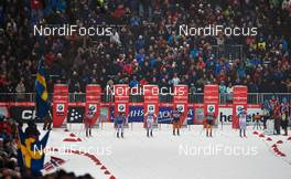 05.03.2014, Drammen, Norway (NOR): start of the men's quarterfinal - FIS world cup cross-country, individual sprint, Drammen (NOR). www.nordicfocus.com. © Felgenhauer/NordicFocus. Every downloaded picture is fee-liable.