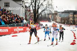 05.03.2014, Drammen, Norway (NOR): Denise Herrmann (GER), Krista Lahteenmaki (FIN), Stina Nilsson (SWE), Laurien Van Der Graaff (SUI), (l-r) - FIS world cup cross-country, individual sprint, Drammen (NOR). www.nordicfocus.com. © Felgenhauer/NordicFocus. Every downloaded picture is fee-liable.