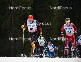 08.03.2014, Oslo, Norway (NOR): Tobias Angerer (GER), Sindre Bjoernestad Skar (NOR), (l-r) - FIS world cup cross-country, mass men, Oslo (NOR). www.nordicfocus.com. © Felgenhauer/NordicFocus. Every downloaded picture is fee-liable.