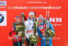 08.03.2014, Oslo, Norway (NOR): (l-r) Martin Johnsrud Sundby (NOR), Fischer, KV+, Rottefella, Swix, Daniel Rickardsson (SWE), Fischer, One Way, Rottefella, Craft and Alexander Legkov (RUS), Rossignol, Swix, Rottefella, Adidas - FIS world cup cross-country, mass men, Oslo (NOR). www.nordicfocus.com. © Laiho/NordicFocus. Every downloaded picture is fee-liable.