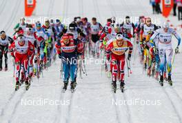 08.03.2014, Oslo, Norway (NOR): men´s start - FIS world cup cross-country, mass men, Oslo (NOR). www.nordicfocus.com. © Laiho/NordicFocus. Every downloaded picture is fee-liable.