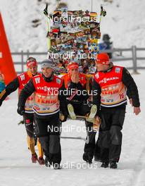 08.03.2014, Oslo, Norway (NOR): Tobias Angerer (GER), Fischer, One Way, Rottefella, Adidas carried by the german team - FIS world cup cross-country, mass men, Oslo (NOR). www.nordicfocus.com. © Laiho/NordicFocus. Every downloaded picture is fee-liable.