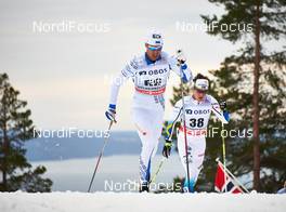 08.03.2014, Oslo, Norway (NOR): Algo Karp (EST), Martin Johansson (SWE), (l-r) - FIS world cup cross-country, mass men, Oslo (NOR). www.nordicfocus.com. © Felgenhauer/NordicFocus. Every downloaded picture is fee-liable.