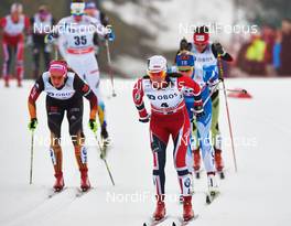 09.03.2014, Oslo, Norway (NOR): Nicole Fessel (GER), Heidi Weng (NOR), (l-r) - FIS world cup cross-country, mass women, Oslo (NOR). www.nordicfocus.com. © Felgenhauer/NordicFocus. Every downloaded picture is fee-liable.