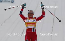 09.03.2014, Oslo, Norway (NOR): Therese Johaug (NOR), Fischer, Swix, Rottefella - FIS world cup cross-country, mass women, Oslo (NOR). www.nordicfocus.com. © Laiho/NordicFocus. Every downloaded picture is fee-liable.