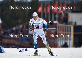 16.03.2014, Falun, Sweden (SWE): Calle Halfvarsson (SWE) - FIS world cup cross-country, 15km men handicap start, Falun (SWE). www.nordicfocus.com. © Felgenhauer/NordicFocus. Every downloaded picture is fee-liable.