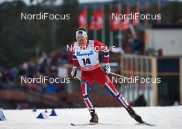 16.03.2014, Falun, Sweden (SWE): Paal Golberg (NOR) - FIS world cup cross-country, 15km men handicap start, Falun (SWE). www.nordicfocus.com. © Felgenhauer/NordicFocus. Every downloaded picture is fee-liable.