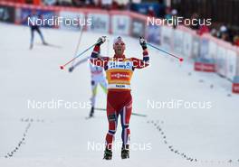 16.03.2014, Falun, Sweden (SWE): Martin Johnsrud Sundby (NOR) - FIS world cup cross-country, 15km men handicap start, Falun (SWE). www.nordicfocus.com. © Felgenhauer/NordicFocus. Every downloaded picture is fee-liable.