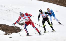 14.03.2014, Falun, Sweden (SWE): Eldar Roenning (NOR), Jean Marc Gaillard (FRA), (l-r) - FIS world cup cross-country, individual sprint, Falun (SWE). www.nordicfocus.com. © Felgenhauer/NordicFocus. Every downloaded picture is fee-liable.