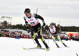 14.03.2014, Falun, Sweden (SWE): Maurice Manificat (FRA), Martin Jaks (CZE), (l-r) - FIS world cup cross-country, individual sprint, Falun (SWE). www.nordicfocus.com. © Felgenhauer/NordicFocus. Every downloaded picture is fee-liable.
