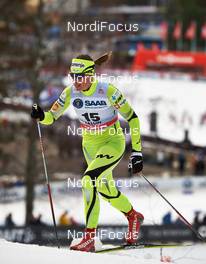 14.03.2014, Falun, Sweden (SWE): Vesna Fabjan (SLO) - FIS world cup cross-country, individual sprint, Falun (SWE). www.nordicfocus.com. © Felgenhauer/NordicFocus. Every downloaded picture is fee-liable.