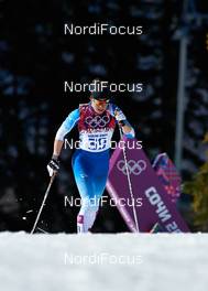 13.02.2014, Sochi, Russia (RUS): Krista Lahteenmaki (FIN) - XXII. Olympic Winter Games Sochi 2014, cross-country, 10km women, Sochi (RUS). www.nordicfocus.com. © NordicFocus. Every downloaded picture is fee-liable.