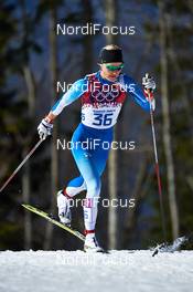 13.02.2014, Sochi, Russia (RUS): Anne Kylloenen (FIN) - XXII. Olympic Winter Games Sochi 2014, cross-country, 10km women, Sochi (RUS). www.nordicfocus.com. © NordicFocus. Every downloaded picture is fee-liable.