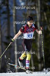 13.02.2014, Sochi, Russia (RUS): Katrin Zeller (GER) - XXII. Olympic Winter Games Sochi 2014, cross-country, 10km women, Sochi (RUS). www.nordicfocus.com. © NordicFocus. Every downloaded picture is fee-liable.