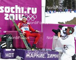 14.02.2014, Sochi, Russia (RUS): Dario Cologna (SUI) - XXII. Olympic Winter Games Sochi 2014, cross-country, 15km men, Sochi (RUS). www.nordicfocus.com. © NordicFocus. Every downloaded picture is fee-liable.