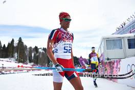 14.02.2014, Sochi, Russia (RUS): Chris Andre Jespersen (NOR) - XXII. Olympic Winter Games Sochi 2014, cross-country, 15km men, Sochi (RUS). www.nordicfocus.com. © NordicFocus. Every downloaded picture is fee-liable.