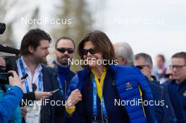 14.02.2014, Sochi, Russia (RUS): Event Feature: Queen Silvia from Sweden visited the Olympics - XXII. Olympic Winter Games Sochi 2014, cross-country, 15km men, Sochi (RUS). www.nordicfocus.com. © NordicFocus. Every downloaded picture is fee-liable.