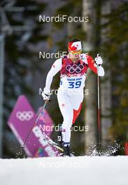 14.02.2014, Sochi, Russia (RUS): Ivan Babikov (CAN) - XXII. Olympic Winter Games Sochi 2014, cross-country, 15km men, Sochi (RUS). www.nordicfocus.com. © NordicFocus. Every downloaded picture is fee-liable.