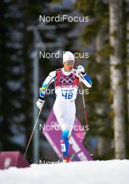 14.02.2014, Sochi, Russia (RUS): Marcus Hellner (SWE) - XXII. Olympic Winter Games Sochi 2014, cross-country, 15km men, Sochi (RUS). www.nordicfocus.com. © NordicFocus. Every downloaded picture is fee-liable.