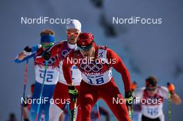 23.02.2014, Sochi, Russia (RUS): Dario Cologna (SUI) - XXII. Olympic Winter Games Sochi 2014, cross-country, 50km men, Sochi (RUS). www.nordicfocus.com. © NordicFocus. Every downloaded picture is fee-liable.
