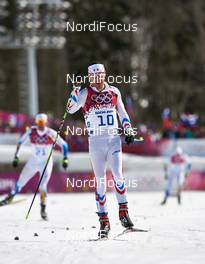 23.02.2014, Sochi, Russia (RUS): Robin Duvillard (FRA) - XXII. Olympic Winter Games Sochi 2014, cross-country, 50km men, Sochi (RUS). www.nordicfocus.com. © NordicFocus. Every downloaded picture is fee-liable.
