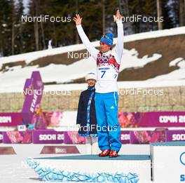 23.02.2014, Sochi, Russia (RUS): Maxim Vylegzhanin (RUS) - XXII. Olympic Winter Games Sochi 2014, cross-country, 50km men, Sochi (RUS). www.nordicfocus.com. © NordicFocus. Every downloaded picture is fee-liable.