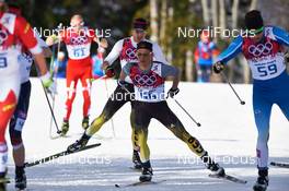 23.02.2014, Sochi, Russia (RUS): Erik Lesser (GER) - XXII. Olympic Winter Games Sochi 2014, cross-country, 50km men, Sochi (RUS). www.nordicfocus.com. © NordicFocus. Every downloaded picture is fee-liable.