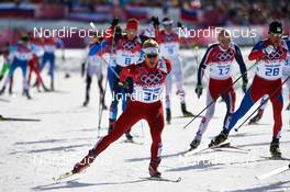 23.02.2014, Sochi, Russia (RUS): Remo Fischer (SUI) - XXII. Olympic Winter Games Sochi 2014, cross-country, 50km men, Sochi (RUS). www.nordicfocus.com. © NordicFocus. Every downloaded picture is fee-liable.