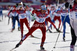 23.02.2014, Sochi, Russia (RUS): Curdin Perl (SUI) - XXII. Olympic Winter Games Sochi 2014, cross-country, 50km men, Sochi (RUS). www.nordicfocus.com. © NordicFocus. Every downloaded picture is fee-liable.