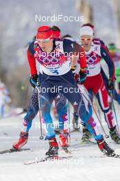 23.02.2014, Sochi, Russia (RUS): Alexander Legkov (RUS) - XXII. Olympic Winter Games Sochi 2014, cross-country, 50km men, Sochi (RUS). www.nordicfocus.com. © NordicFocus. Every downloaded picture is fee-liable.
