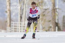 23.02.2014, Sochi, Russia (RUS): Axel Teichmann (GER) - XXII. Olympic Winter Games Sochi 2014, cross-country, 50km men, Sochi (RUS). www.nordicfocus.com. © NordicFocus. Every downloaded picture is fee-liable.