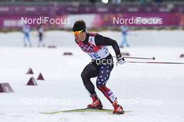 11.02.2014, Sochi, Russia (RUS): Simoen Hamilton (USA) - XXII. Olympic Winter Games Sochi 2014, cross-country, individual sprint, Sochi (RUS). www.nordicfocus.com. © NordicFocus. Every downloaded picture is fee-liable.