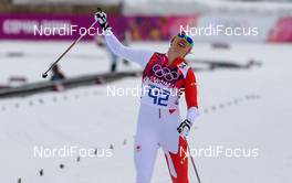 11.02.2014, Sochi, Russia (RUS): Chandra Crawford (CAN), Fischer, Swix, Rottefella, One Way - XXII. Olympic Winter Games Sochi 2014, cross-country, individual sprint, Sochi (RUS). www.nordicfocus.com. © NordicFocus. Every downloaded picture is fee-liable.