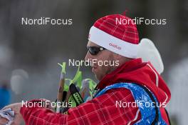 11.02.2014, Sochi, Russia (RUS): Markus Wolf (SUI), sports director Swiss-Ski - XXII. Olympic Winter Games Sochi 2014, cross-country, individual sprint, Sochi (RUS). www.nordicfocus.com. © NordicFocus. Every downloaded picture is fee-liable.