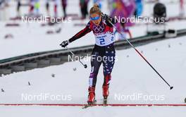 11.02.2014, Sochi, Russia (RUS): Ida Sargent (USA), Fischer, Swix, Salomon - XXII. Olympic Winter Games Sochi 2014, cross-country, individual sprint, Sochi (RUS). www.nordicfocus.com. © NordicFocus. Every downloaded picture is fee-liable.